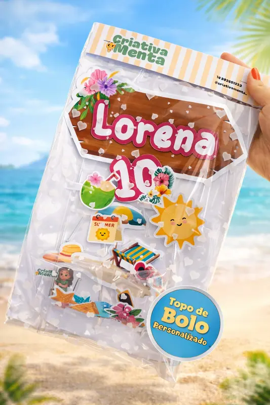 Topo de Bolo com Camadas