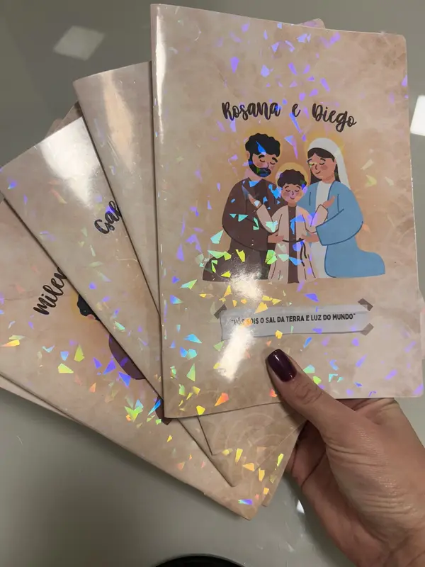 Caderno Personalizado Grampeado A5 | 20 páginas