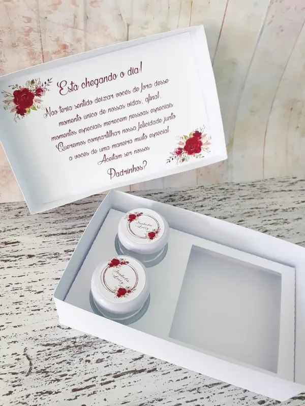 Caixa Padrinhos | Casamento Elegance