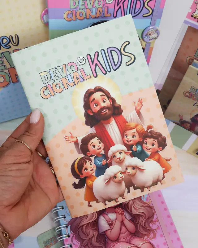 Diário Devocional Kids Cristão - Brochura Capa Mole
